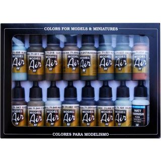 Vallejo Model Air Set 193: RLM Colors (16 colors)