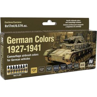 Vallejo Model Air Set 205: German WWII Colors 1927-1941 (8 colors)