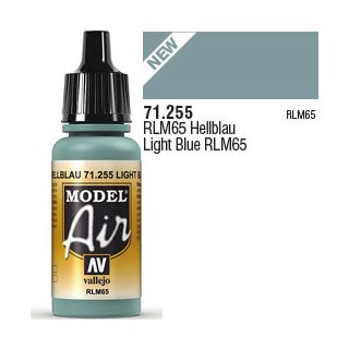 Vallejo Model Air 255: Light Blue RLM65 17 ml.