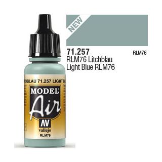 Vallejo Model Air 257: Light Blue RLM76 17 ml.