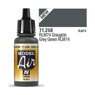 Vallejo Model Air 258: Grey Green RLM74 17 ml.