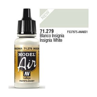 Vallejo Model Air 279: Insignia White 17 ml.