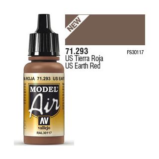 Vallejo Model Air 293: US Earth Red 17 ml.