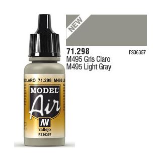 Vallejo Model Air 298: M495 Light Gray 17 ml.
