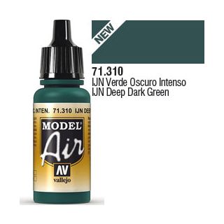 Vallejo Model Air 310: IJN Deep Dark Green 17 ml.