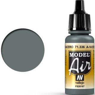 Vallejo Model Air 336: A-14 Steel Grey