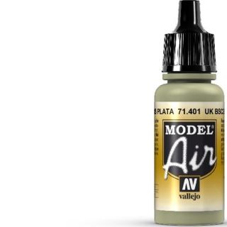 Vallejo Model Air 401: UK BSC 28 Silver Grey 17 ml.