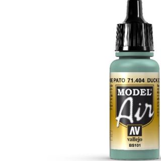Vallejo Model Air 404: Nº 1 Sky Blue Duck Egg Blue 17 ml.