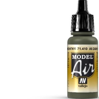 Vallejo Model Air 410: AII Zashchitnyi Camouflage Green 17 ml.