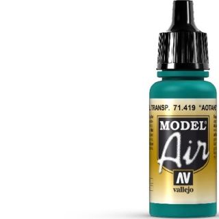 Vallejo Model Air 419: Aotake Translucent Blue 17 ml.