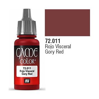 Vallejo Game Color 011: Gory Red 17 ml.