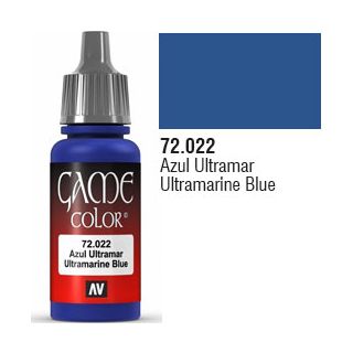 Vallejo Game Color 022: Ultramarine Blue 17 ml.
