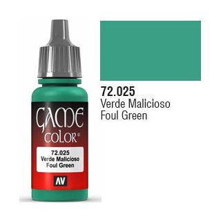 Vallejo Game Color 025: Foul Green 17 ml.