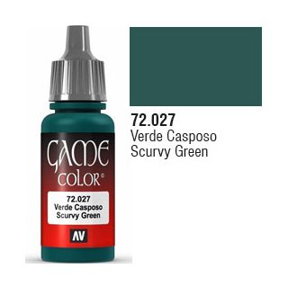 Vallejo Game Color 027: Scurvy Green 17 ml.