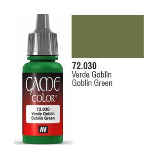 Vallejo Game Color 030: Goblin Green 17 ml.