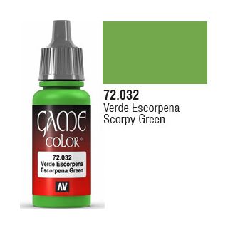 Vallejo Game Color 032: Scorpy Green 17 ml.