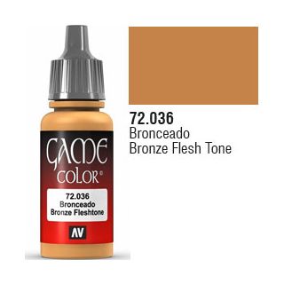 Vallejo Game Color 036: Bronze Flesh Tone 17 ml.