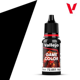 Vallejo Game Color 051: Black 18 ml.