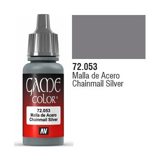 Vallejo Game Color 053: Chainmail Silver 17 ml.