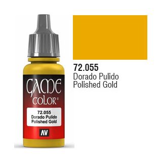 Vallejo Game Color 055: Polished Gold 17 ml.