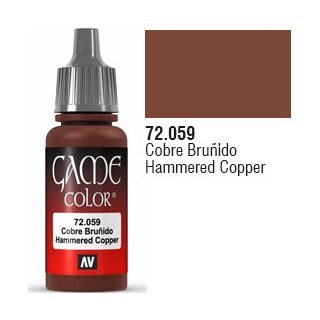 Vallejo Game Color 059: Hammered Copper 17 ml.