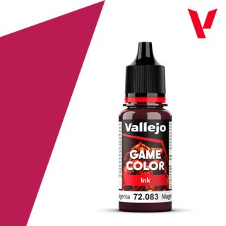 Vallejo Game Color Ink 083: Magenta 18 ml.