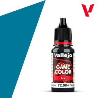 Vallejo Game Color Ink 084: Dark Turquoise 18 ml.