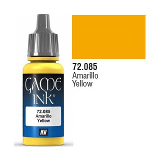 Vallejo Game Color 085: Yellow (Ink) 17 ml.
