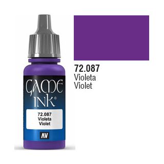 Vallejo Game Color 087: Violet (Ink) 17 ml.