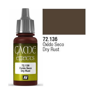 Vallejo Game Color 136: Dry Rust (Special Effects) 17 ml.