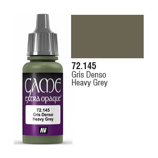 Vallejo Game Color 145: Heavy Grey (Extra Opaque) 17 ml.
