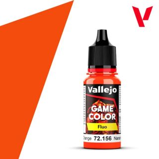 Vallejo Game Color Fluo 156: Fluorescent Orange 18 ml.