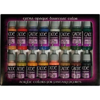 Vallejo Game Color Set 290: Extra Opaque Colors (16 colors)