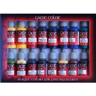 Vallejo Game Color Set 298: Advanced Set (16 colors)
