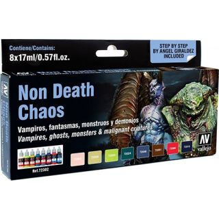 Vallejo Game Color Set 302: Non Death Chaos by Angel Giraldez (8 colors)