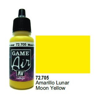 Vallejo Game Air 705: 17 ml. Moon Yellow