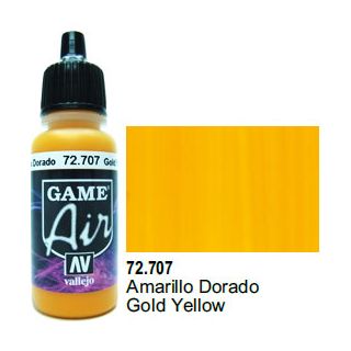 Vallejo Game Air 707: 17 ml. Gold Yellow