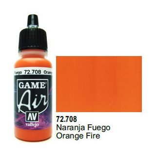 Vallejo Game Air 708: 17 ml. Orange Fire
