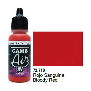 Vallejo Game Air 710: 17 ml. Bloody Red