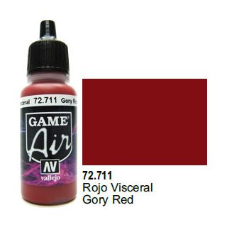 Vallejo Game Air 711: 17 ml. Gory Red