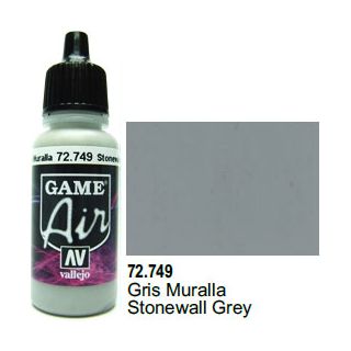 Vallejo Game Air 749: 17 ml. Stonewall Grey