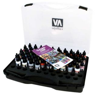 Vallejo Game Air Case - 72 Basic Colors Paint Set