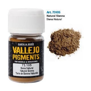 Vallejo Pigments 05: Natural Siena 30 ml.