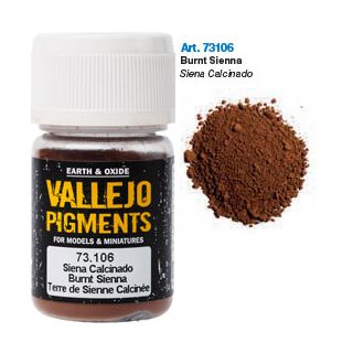Vallejo Pigments 06: Burnt Siena 30 ml.