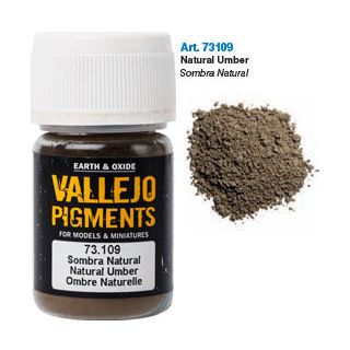 Vallejo Pigments 09: Natural Umber 30 ml.