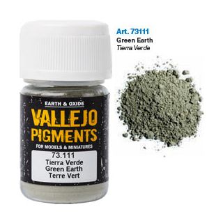 Vallejo Pigments 11: Green Earth 30 ml.