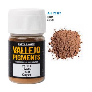 Vallejo Pigments 17: Rust 30 ml.