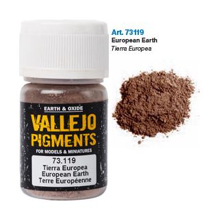 Vallejo Pigments 19: European Earth 30 ml.