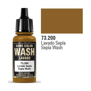 Vallejo Wash 00: 17 Ml. Sepia Shade