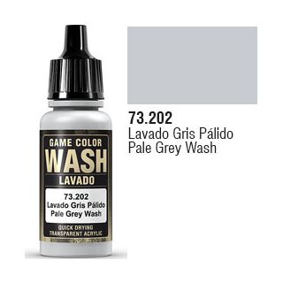 Vallejo Wash 02: 17 Ml. Pale Grey Shade